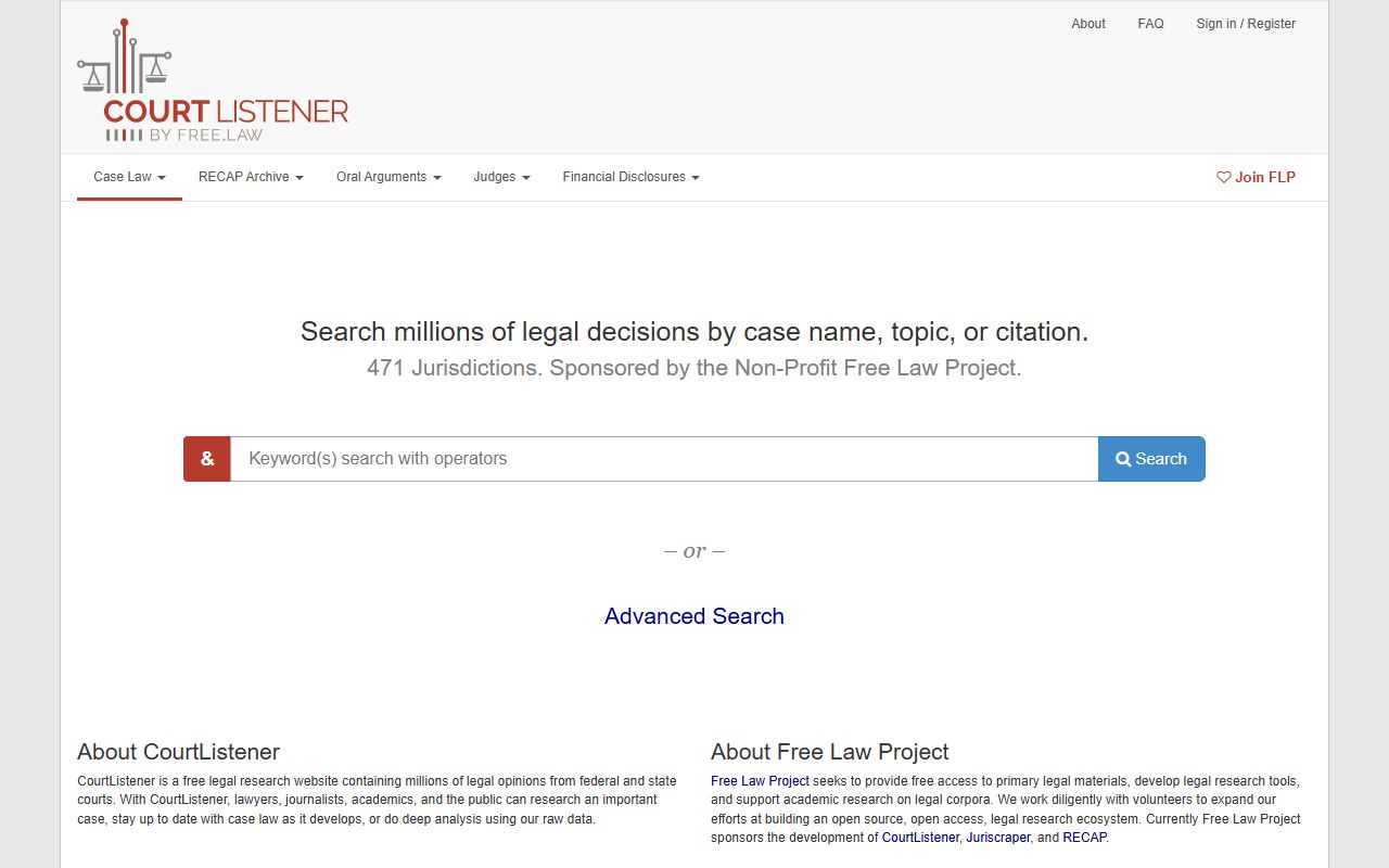 Wolfe County court records CourtListener research source