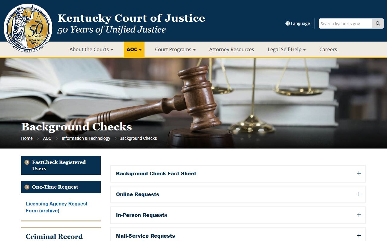 Wolfe County criminal court records Kentucky background checks source