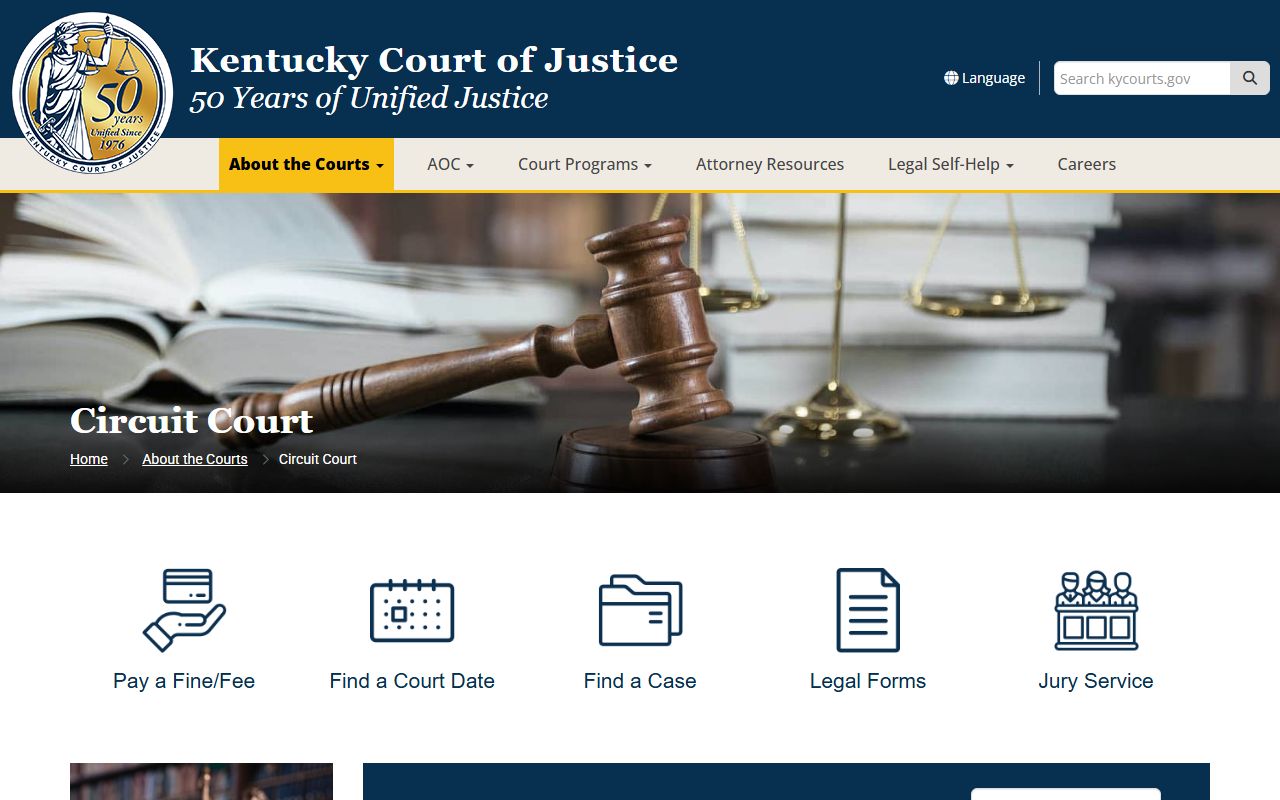 Wolfe County Circuit Court records Kentucky Circuit Court page